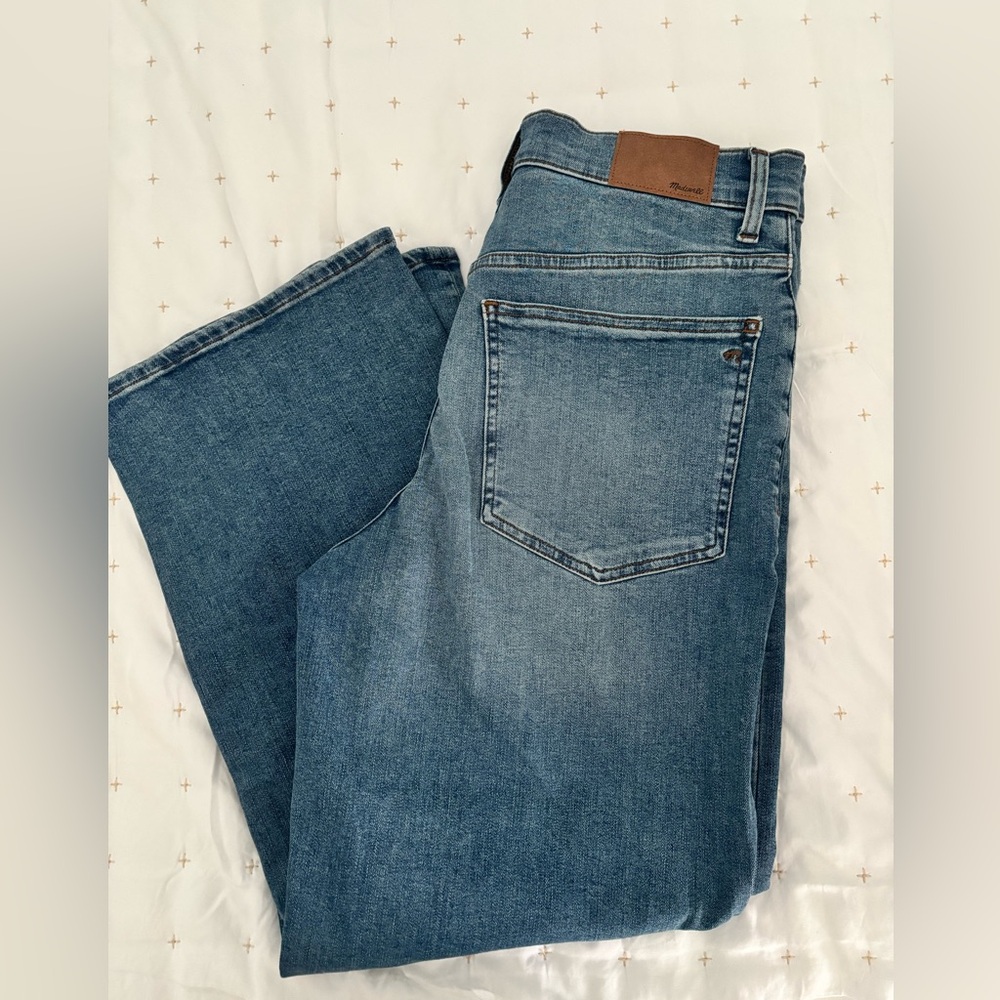 NWT Madewell Wide Leg Cropped Jeans